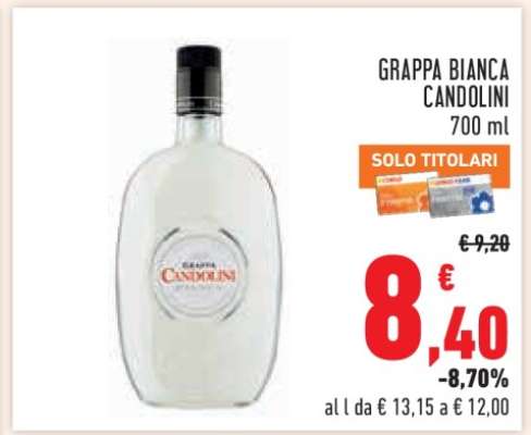 Grappa Bianca Candolini