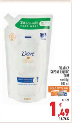 RICARICA SAPONE LIQUIDO DOVE