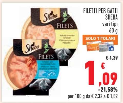 Filetti per gatti Sheba