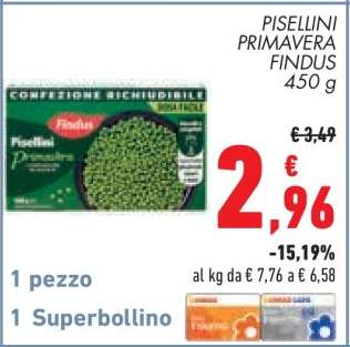 PISELLINI PRIMAVERA FINDUS 450 g