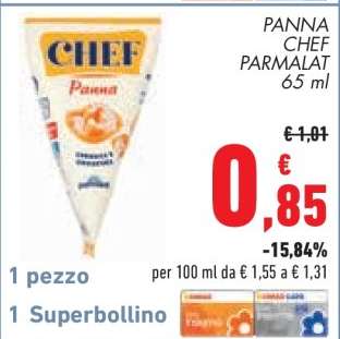 PANNA CHEF PARMALAT 65 ml