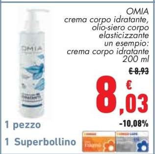 OMIA crema corpo idratante