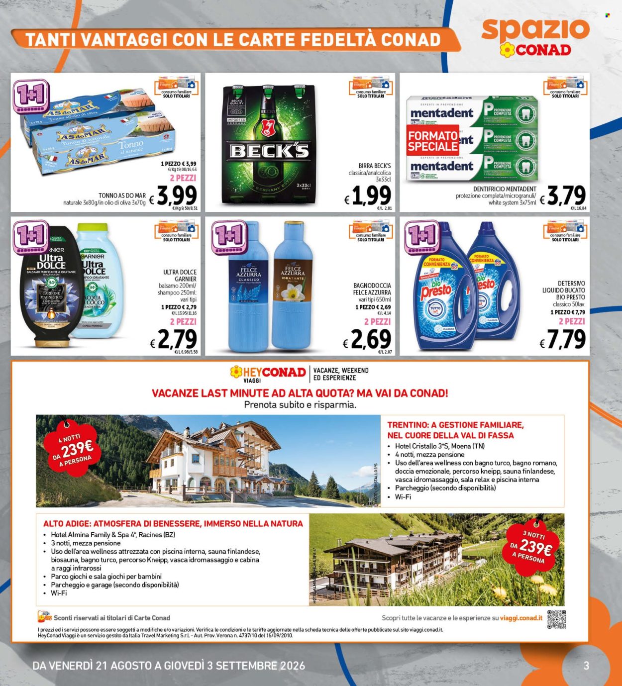 Leták Spazio Conad - 21.8.2026 - 3.9.2026. Strana 3