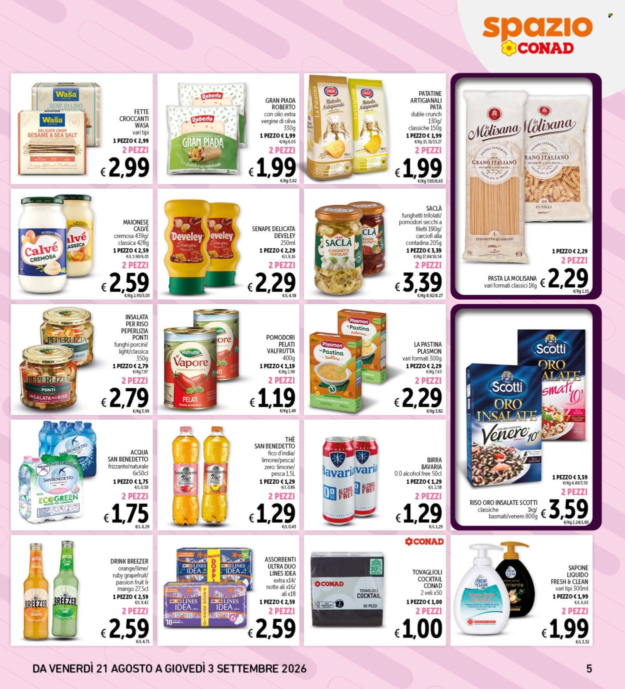 Leták Spazio Conad - 21.8.2026 - 3.9.2026. Strana 5