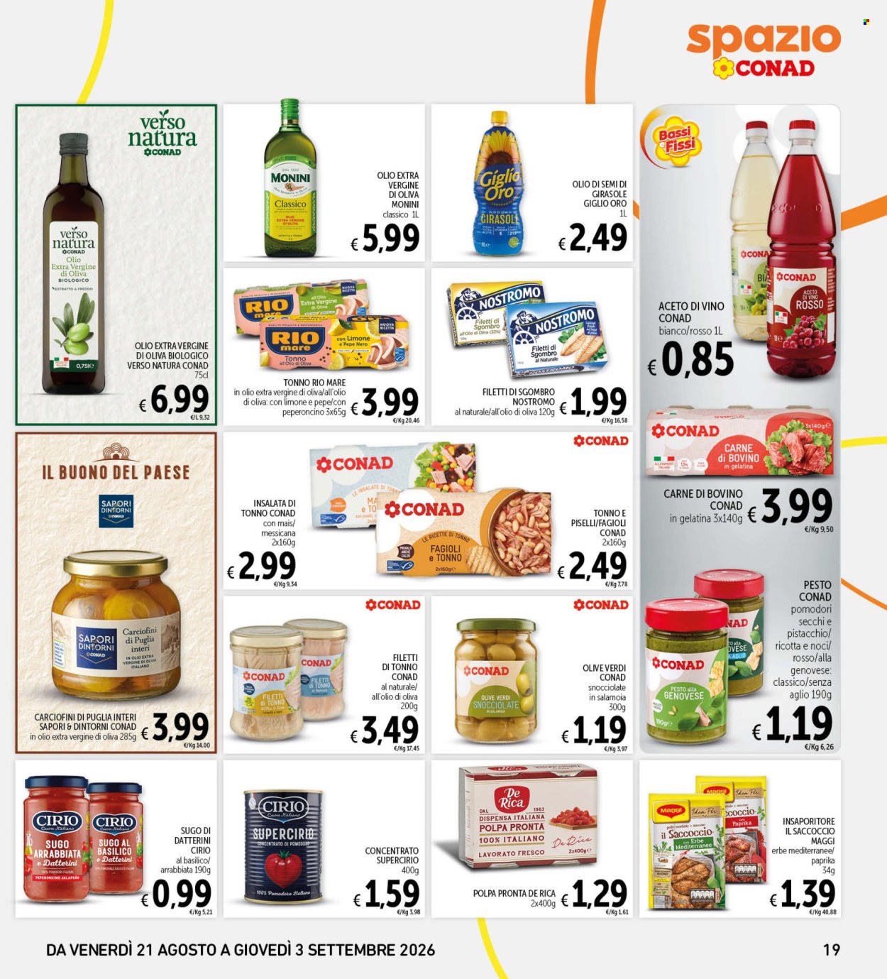 Volantino Spazio Conad - 21/8/2026 - 3/9/2026. Pagina 19