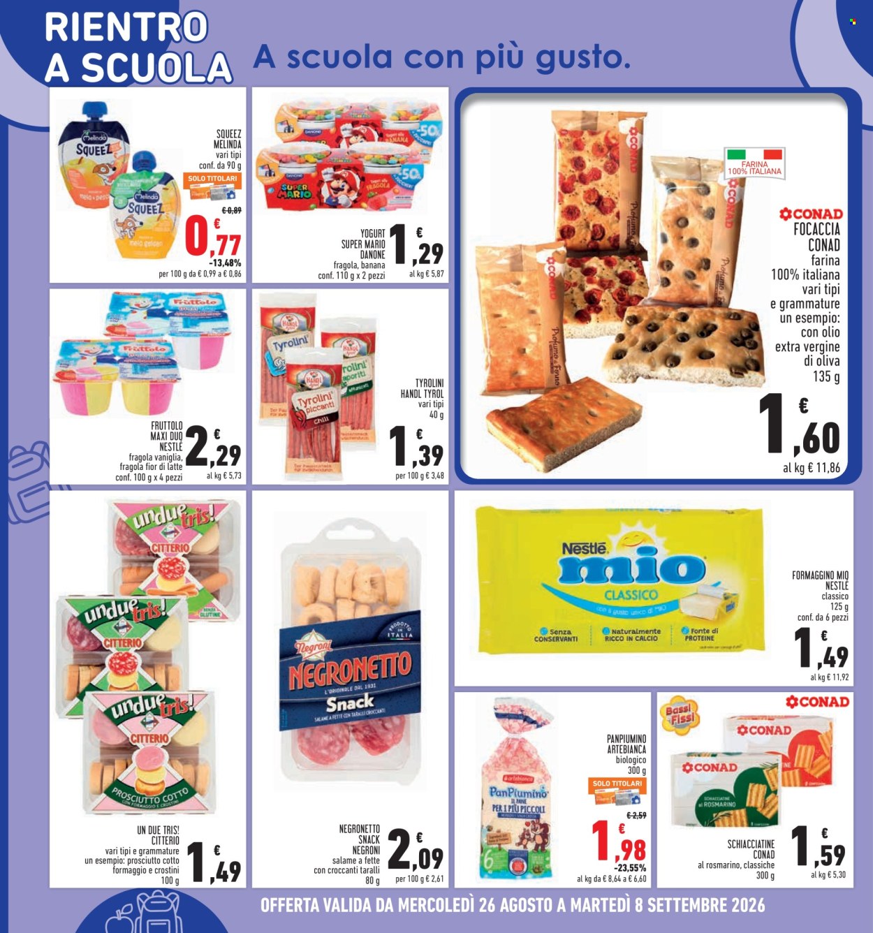 Volantino Conad - 26/8/2026 - 8/9/2026. Pagina 22