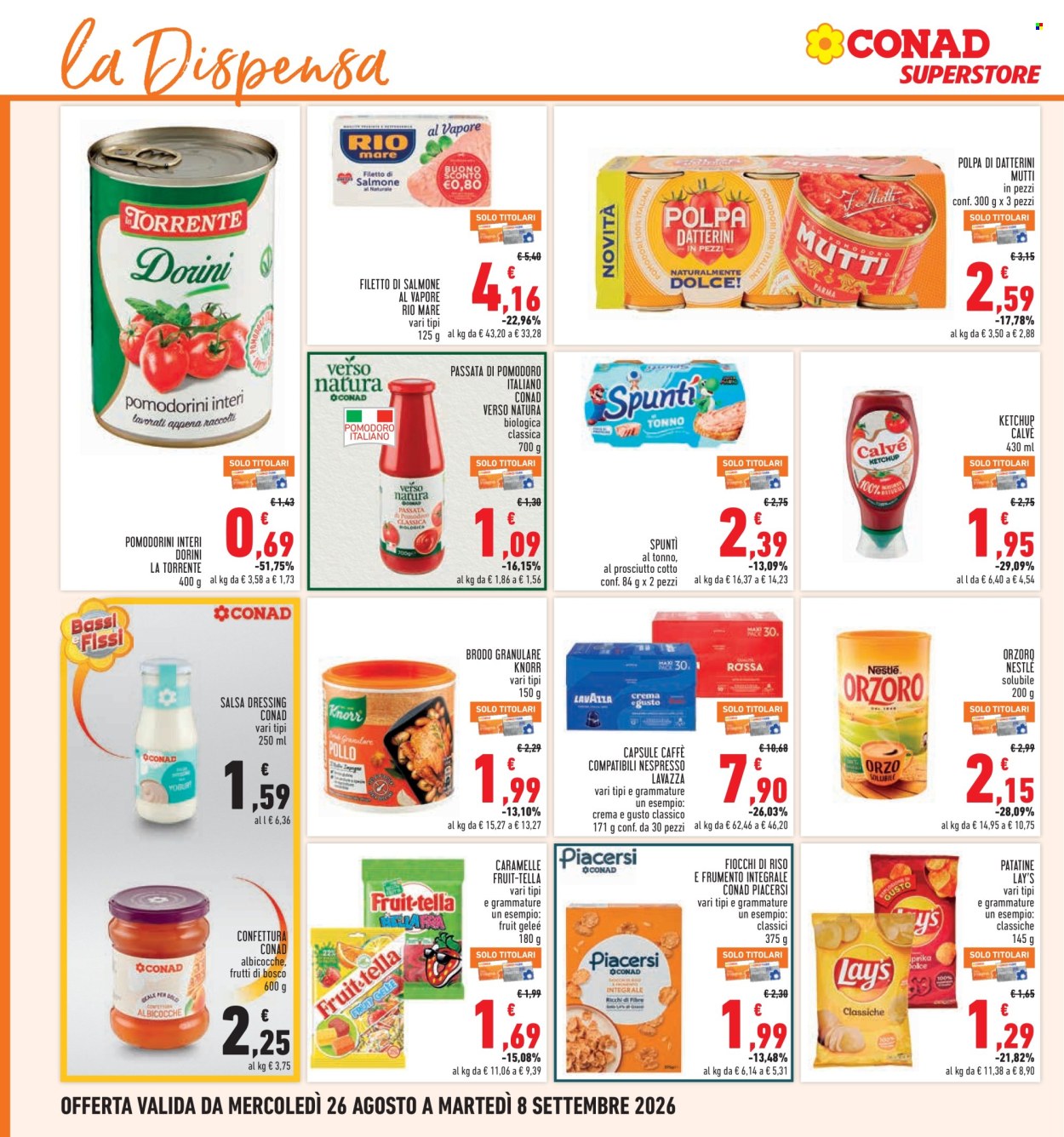 Volantino Conad - 26/8/2026 - 8/9/2026. Pagina 24