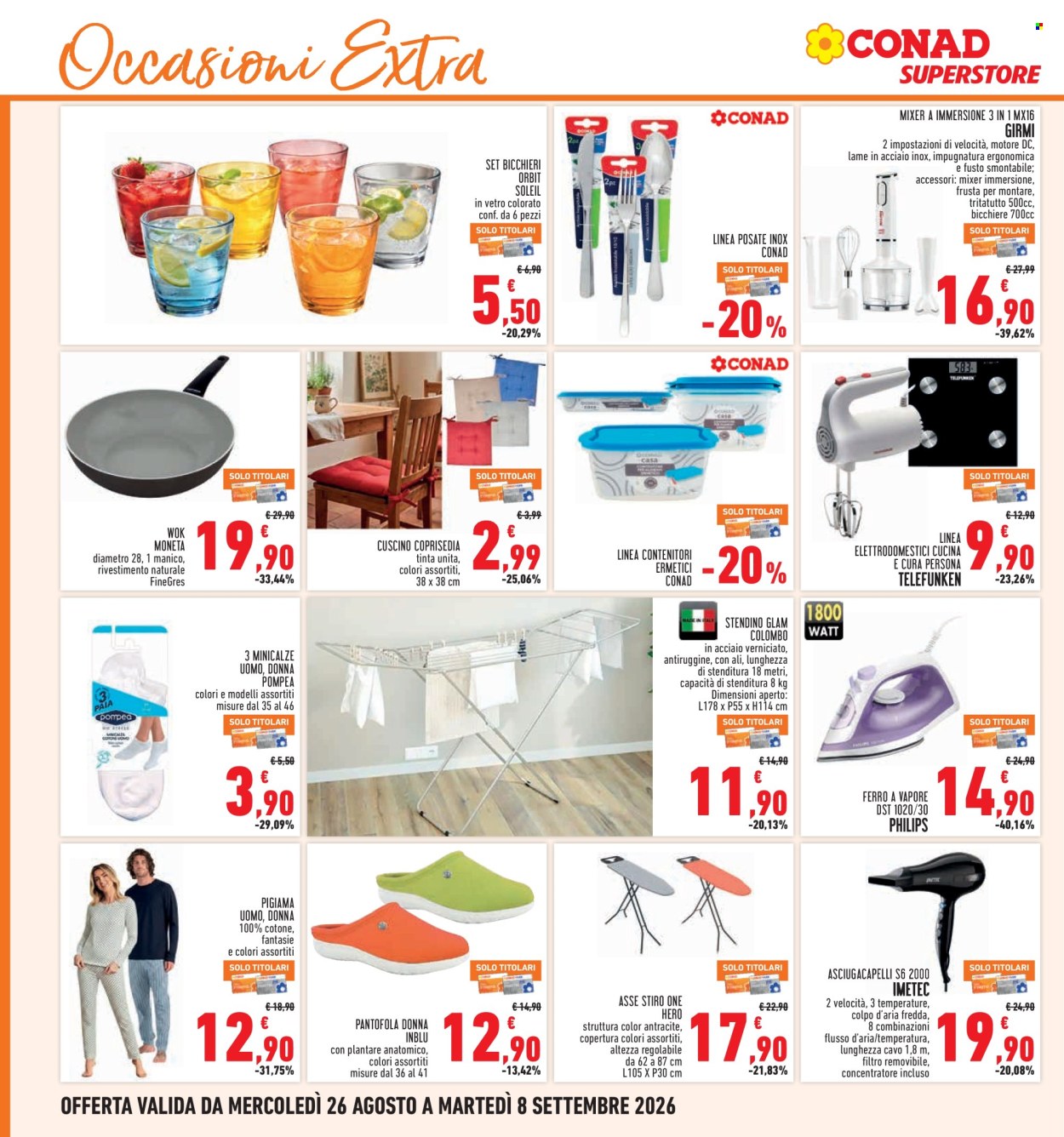 Volantino Conad - 26/8/2026 - 8/9/2026. Pagina 30