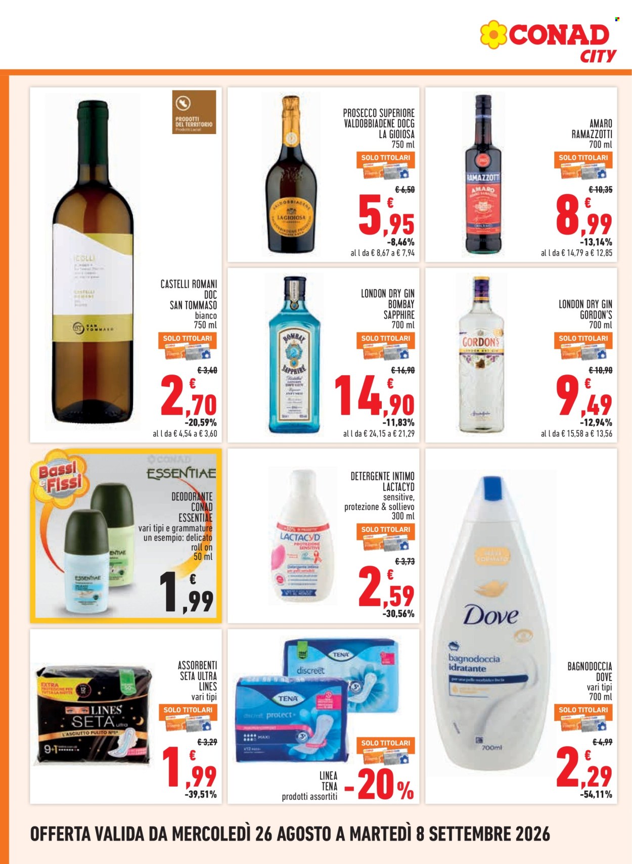 Volantino Conad - 26/8/2026 - 8/9/2026. Pagina 16
