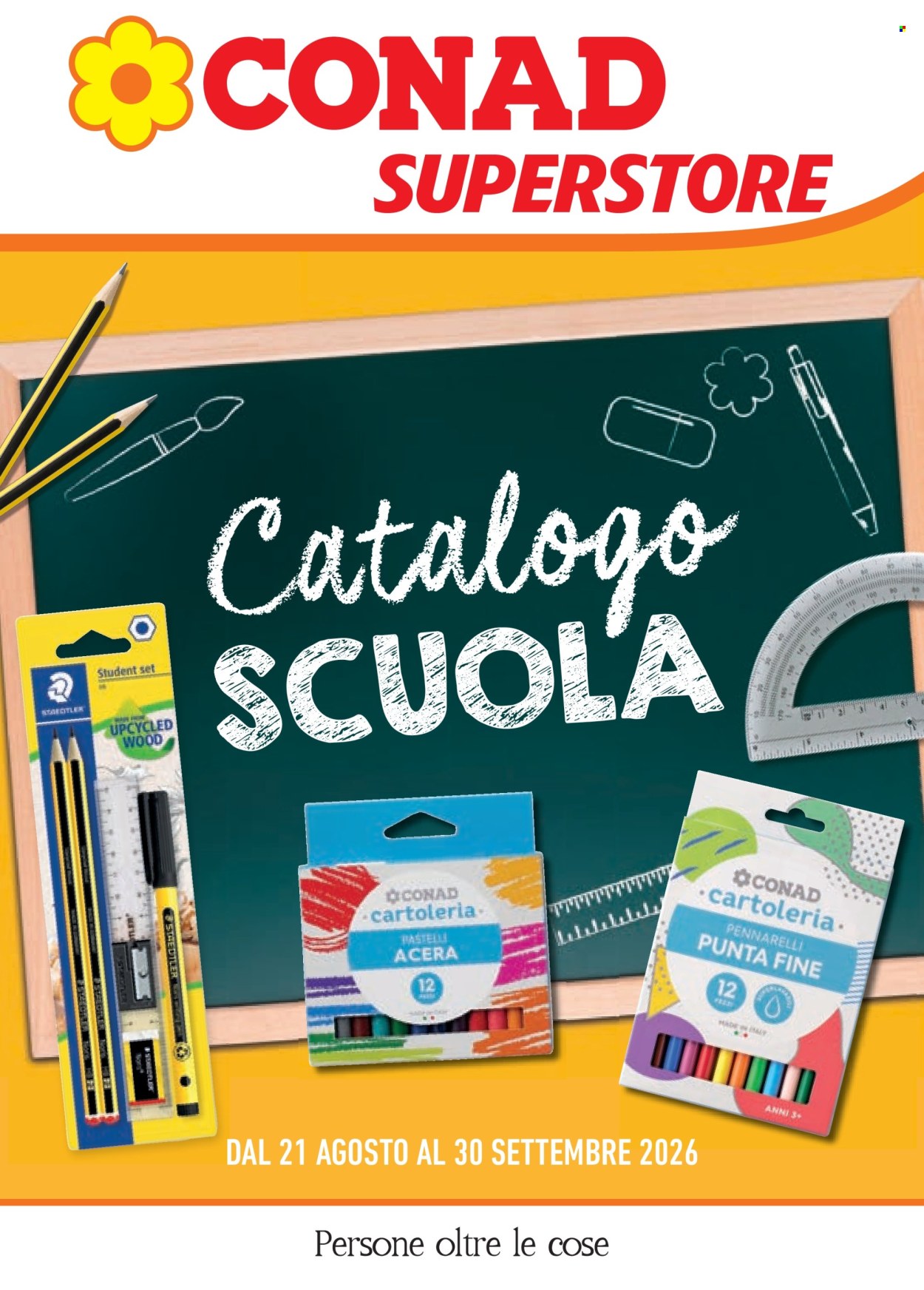 Volantino Conad Superstore - 21/8/2026 - 30/9/2026. Pagina 1