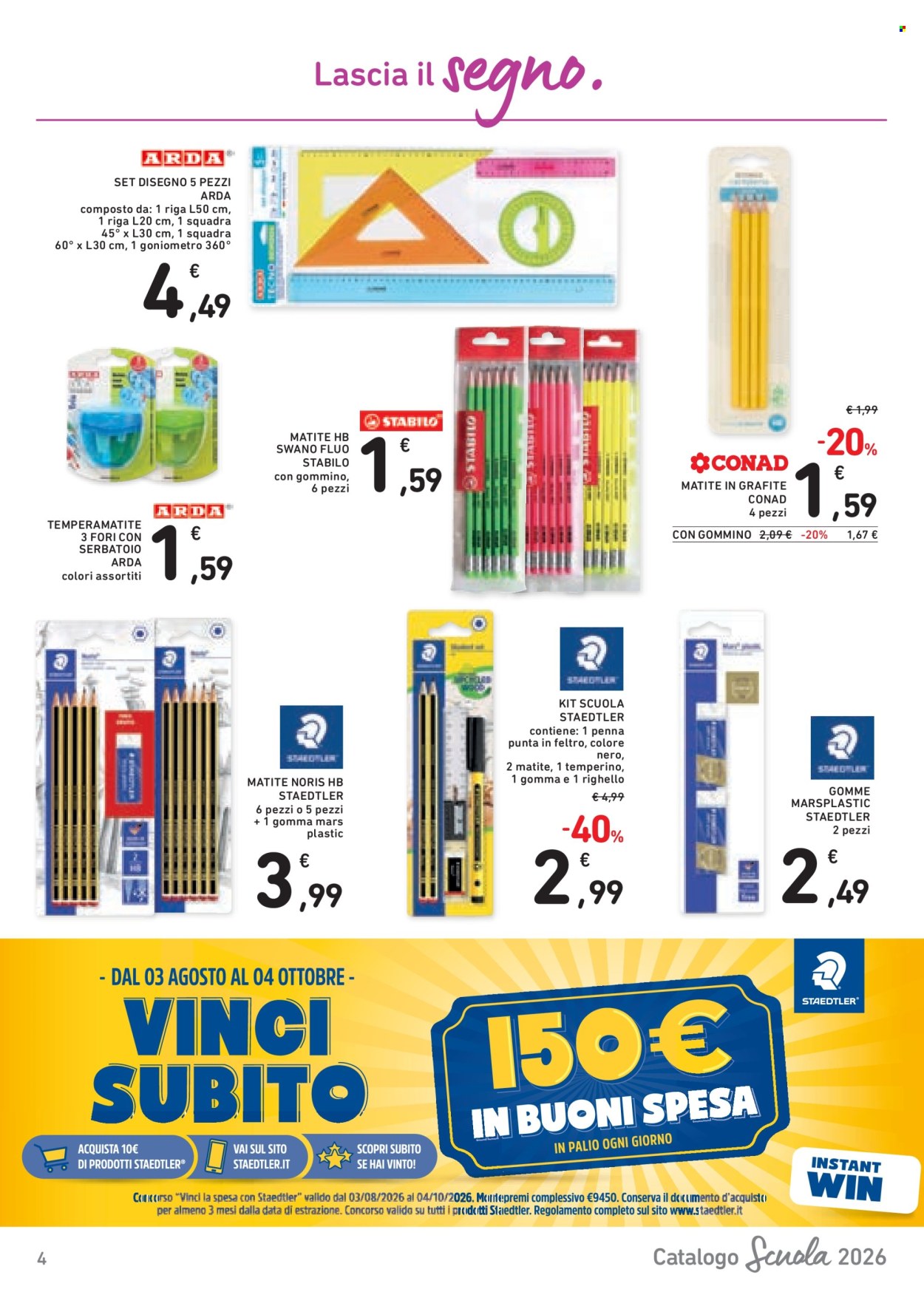 Leták Conad Superstore - 21.8.2026 - 30.9.2026. Strana 4