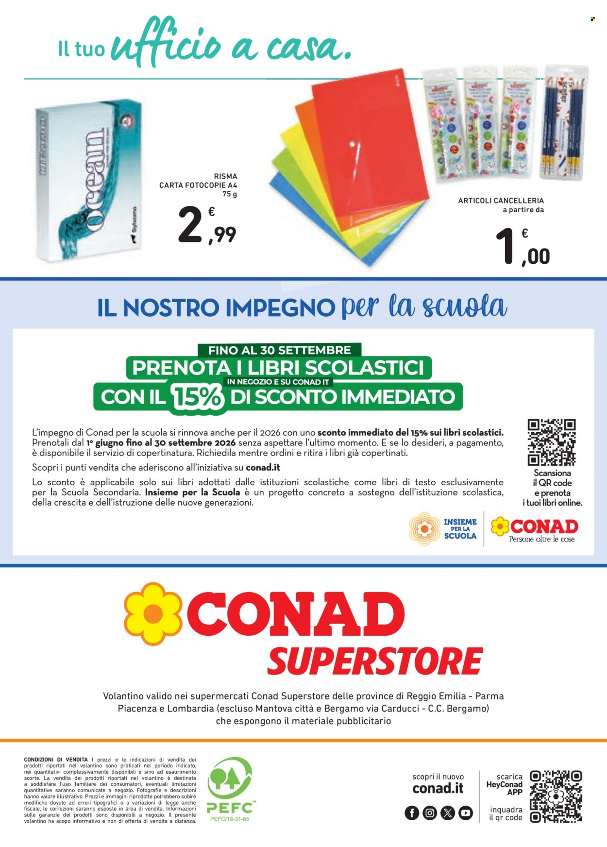 Leták Conad Superstore - 21.8.2026 - 30.9.2026. Strana 8