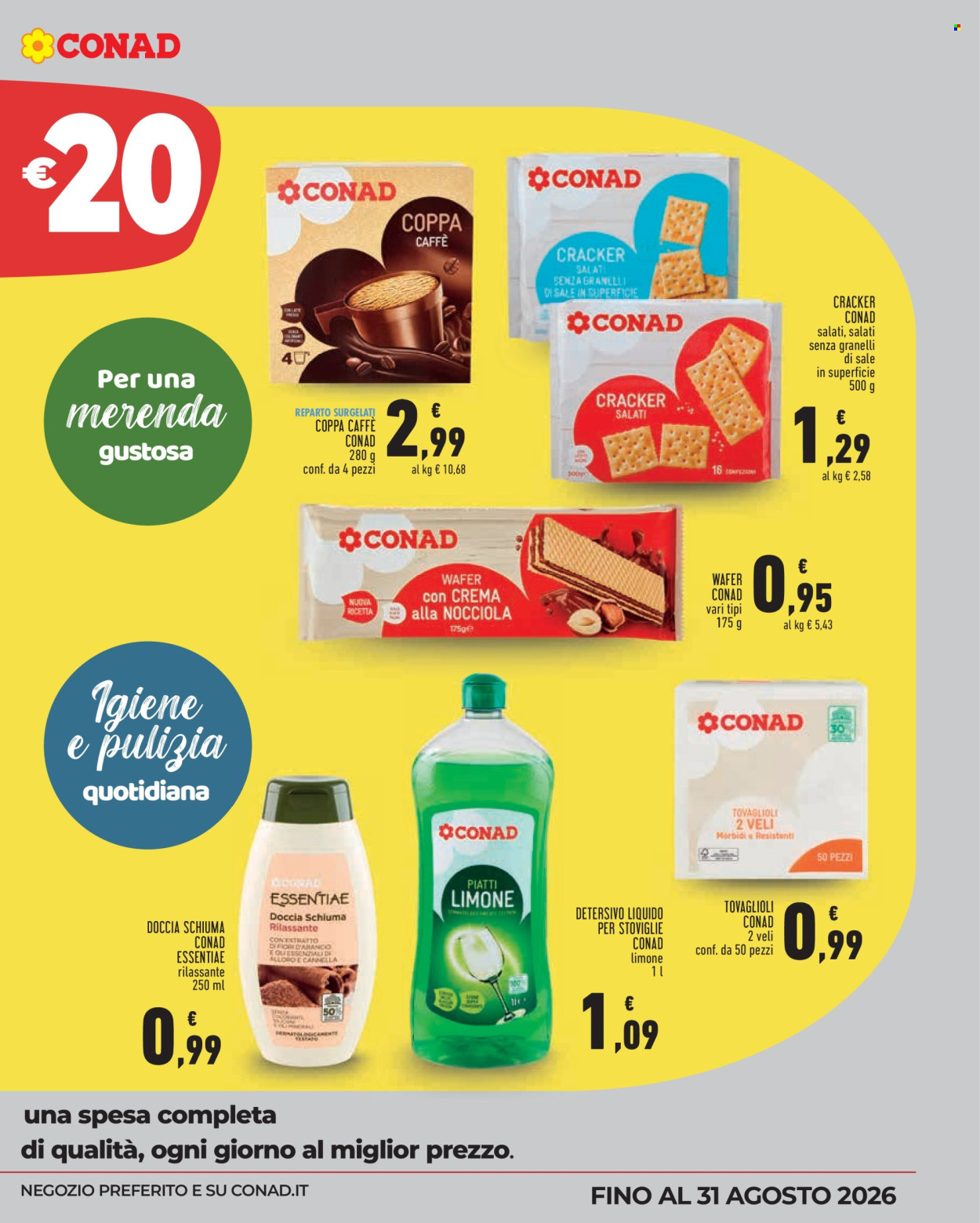 Volantino Conad - 19/8/2026 - 25/8/2026. Pagina 5