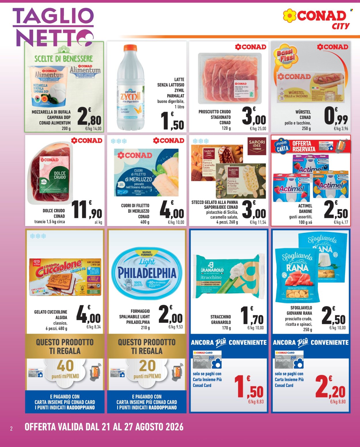 Volantino Conad City - 21/8/2026 - 27/8/2026. Pagina 2