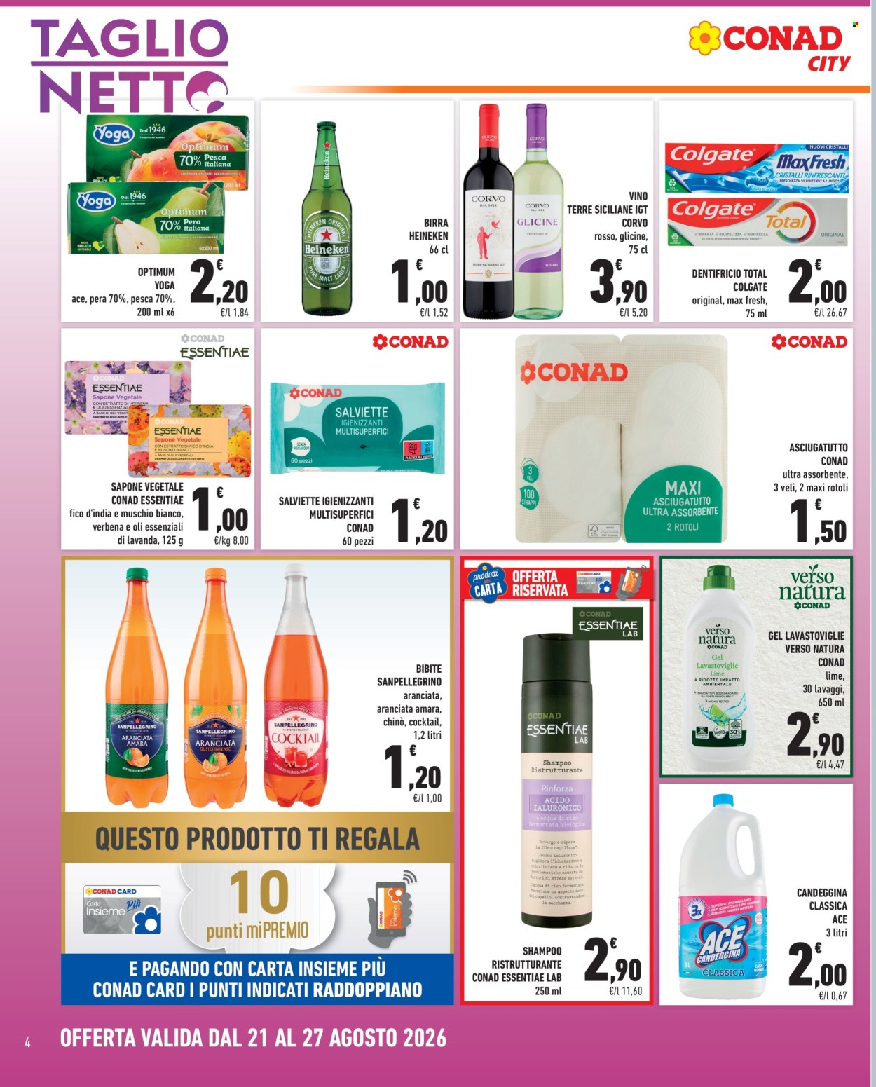 Volantino Conad City - 21/8/2026 - 27/8/2026. Pagina 4