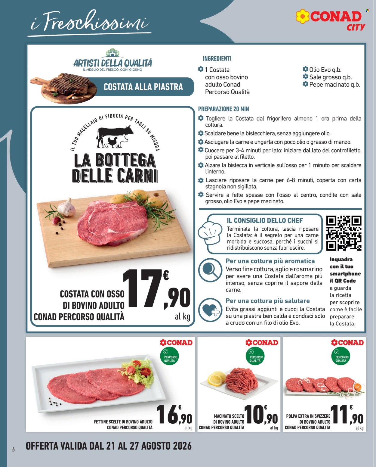Volantino Conad City - 21/8/2026 - 27/8/2026. Pagina 6