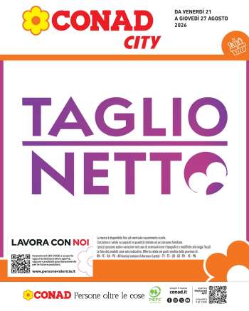 Volantino Conad - 21/8/2026 - 27/8/2026.