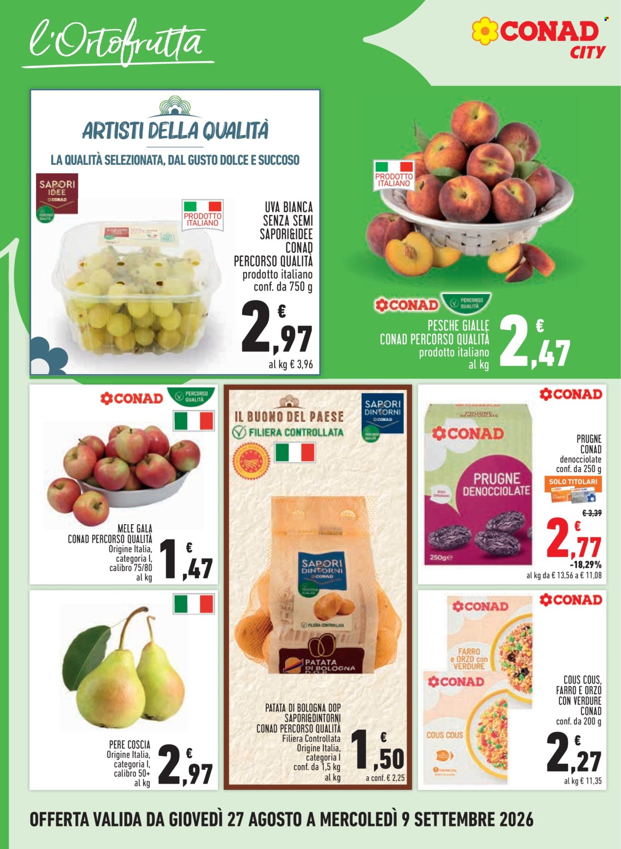 Volantino Conad - 27/8/2026 - 9/9/2026. Pagina 2