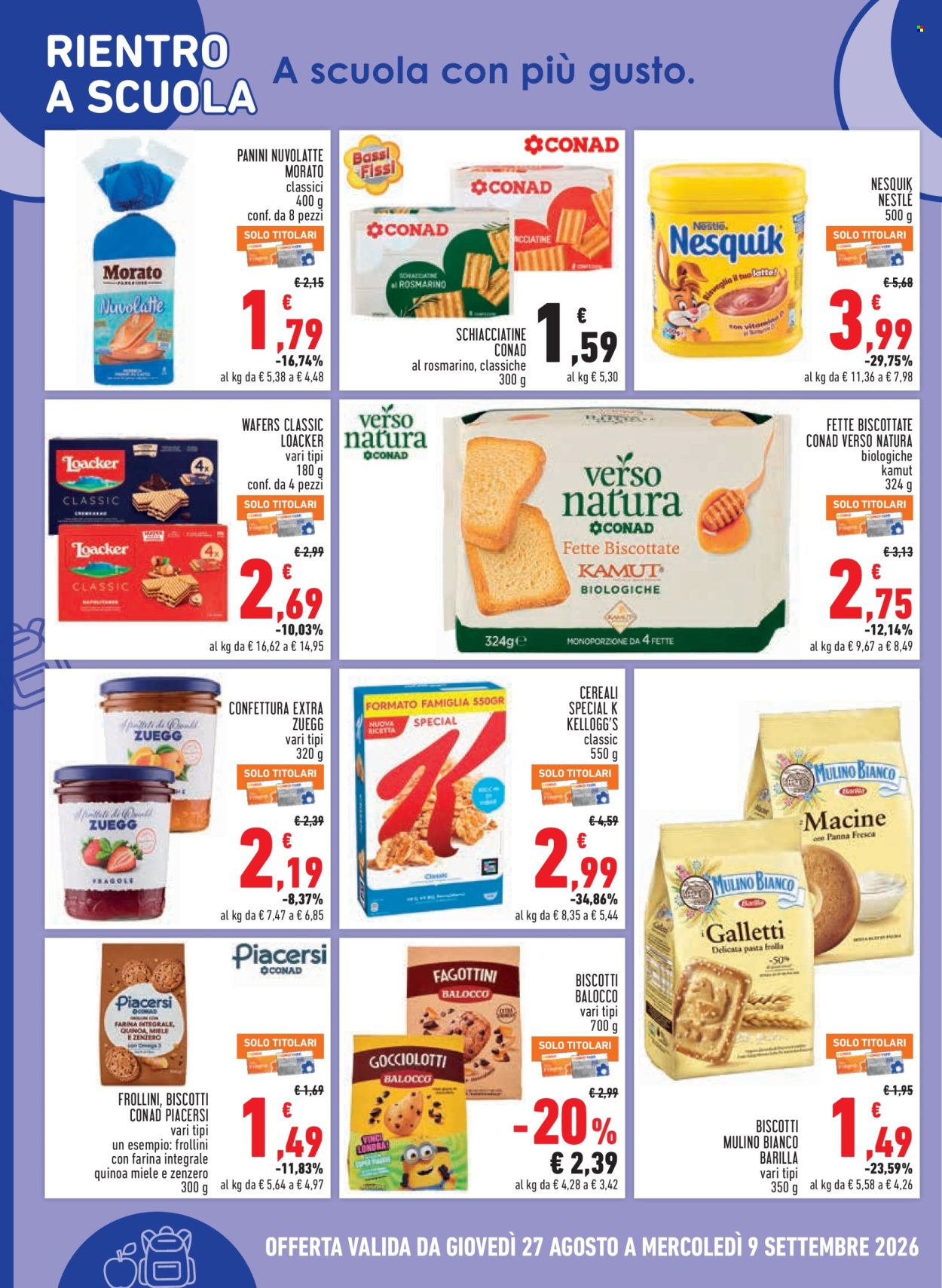 Volantino Conad - 27/8/2026 - 9/9/2026. Pagina 14