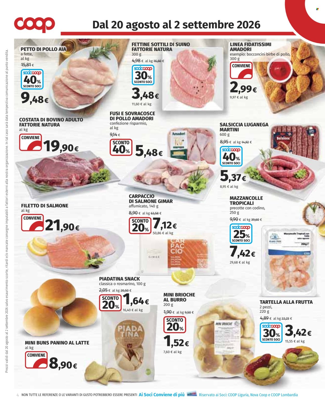 Volantino Coop - 20/8/2026 - 2/9/2026. Pagina 4