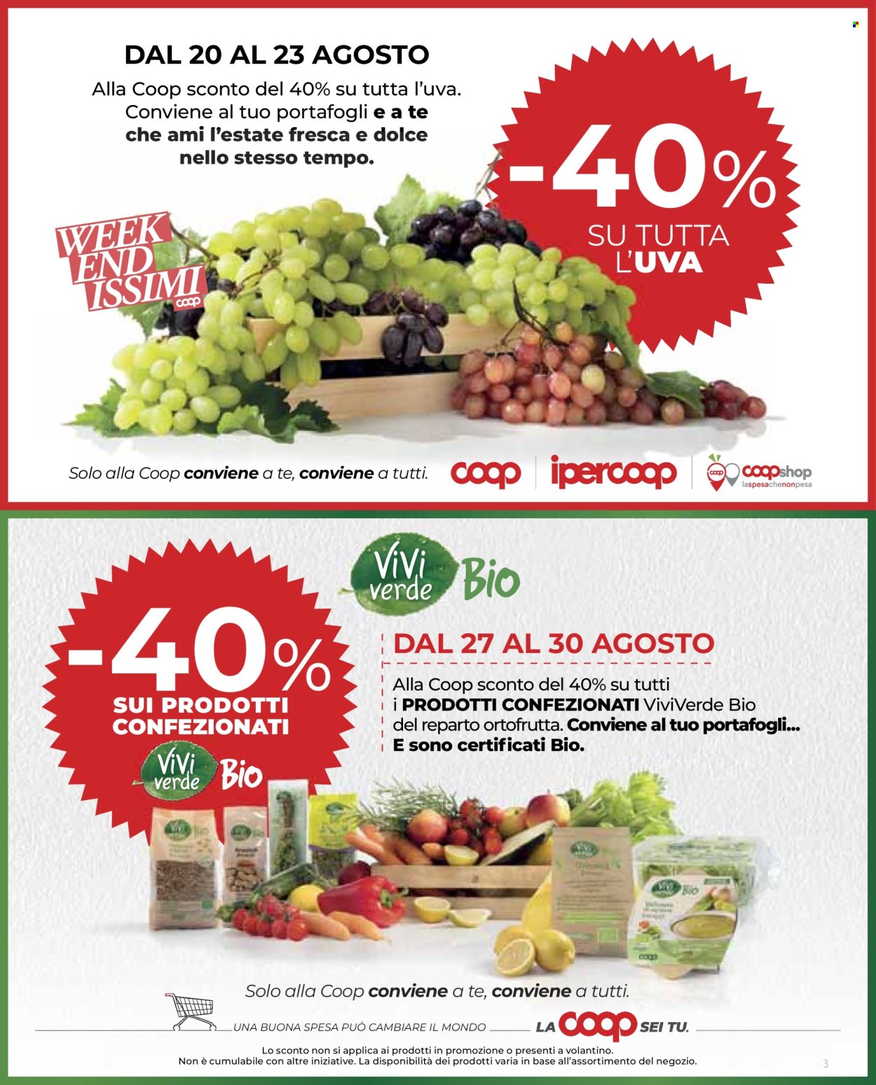 Volantino Coop - 20/8/2026 - 2/9/2026. Pagina 3