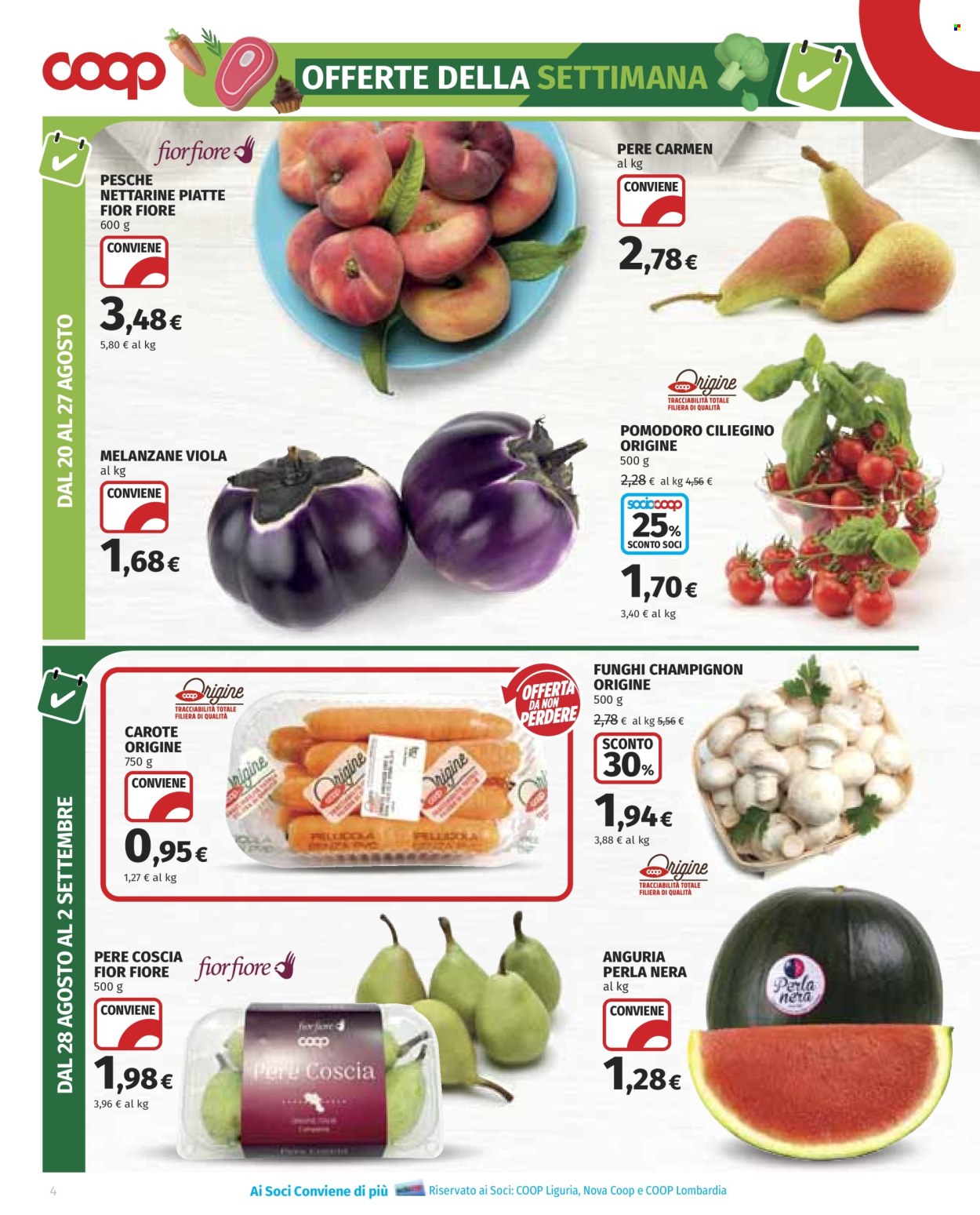 Leták Coop - 20.8.2026 - 2.9.2026. Strana 4