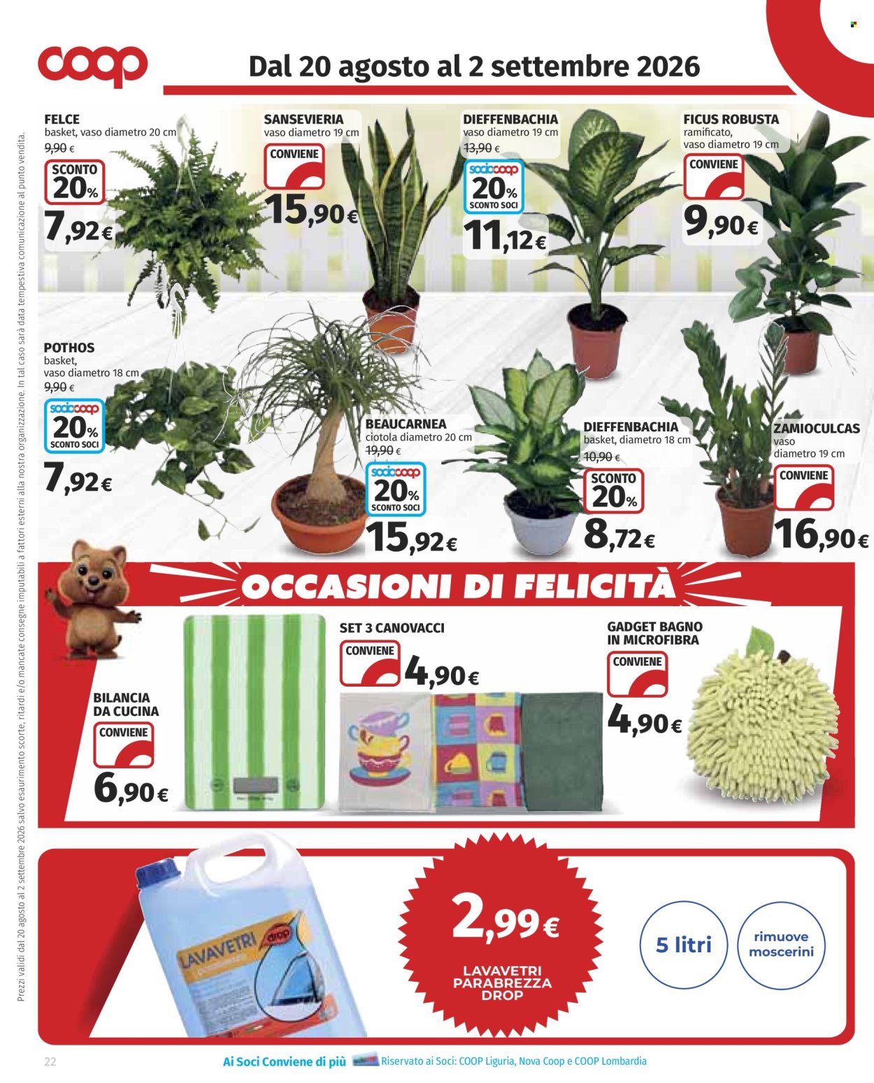 Volantino Coop - 20/8/2026 - 2/9/2026. Pagina 22