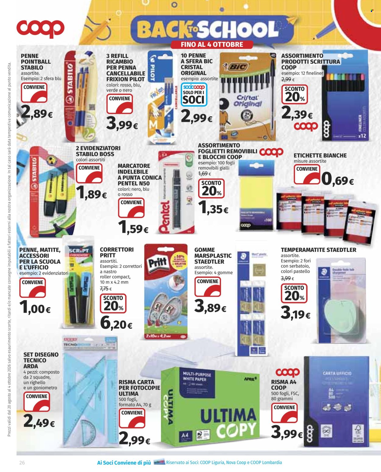Volantino Coop - 20/8/2026 - 2/9/2026. Pagina 26