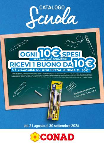 Volantino Conad - 21/8/2026 - 30/9/2026.