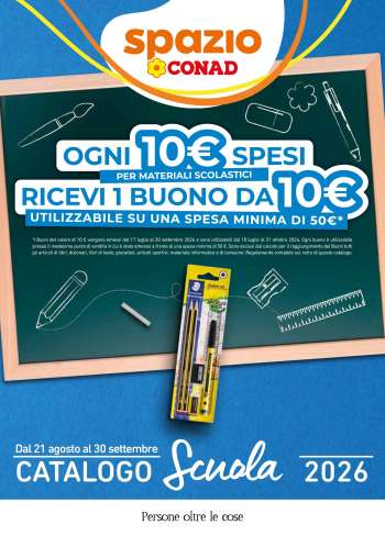 Volantino Spazio Conad - 21/8/2026 - 30/9/2026.