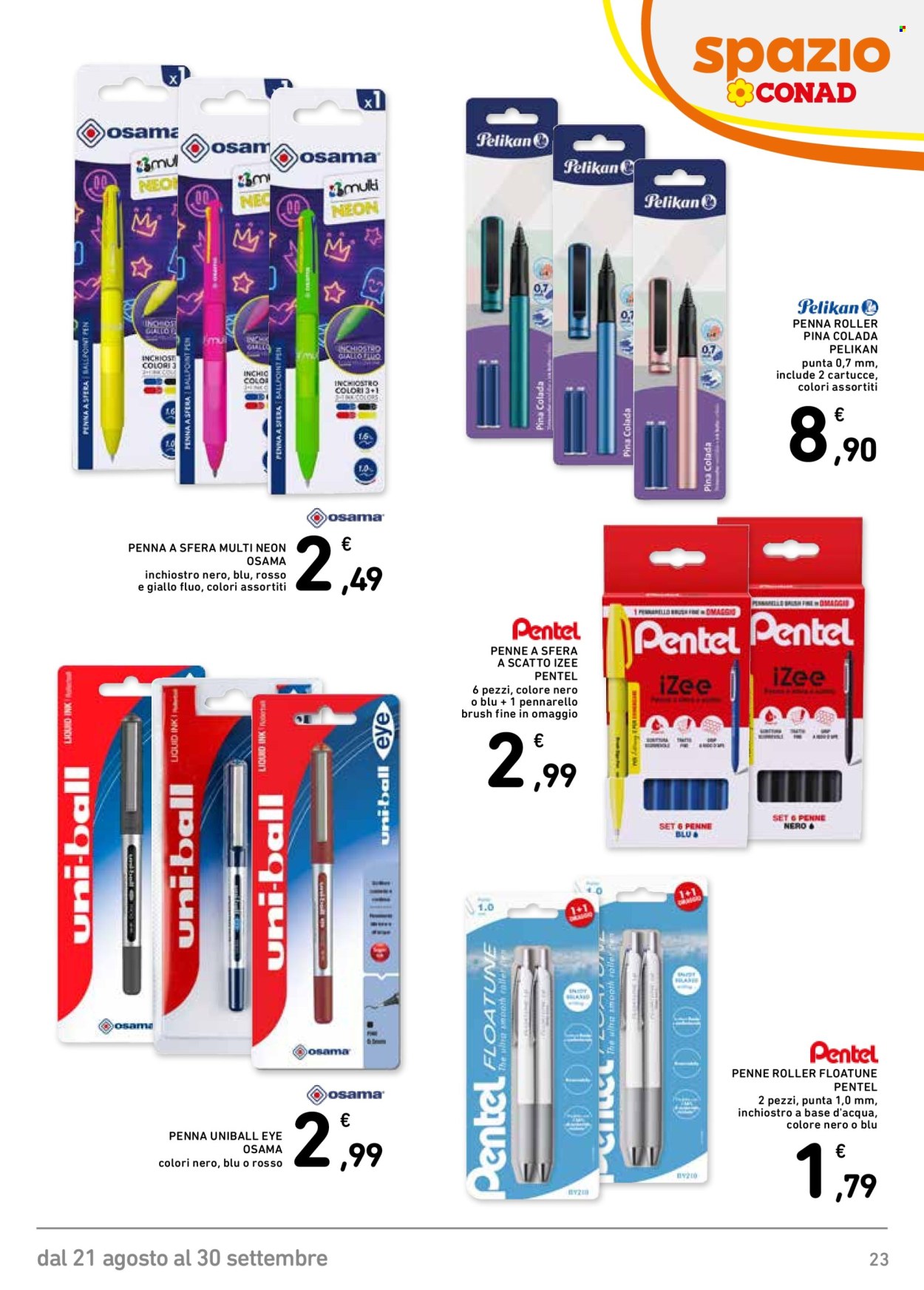 Volantino Spazio Conad - 21/8/2026 - 30/9/2026. Pagina 23