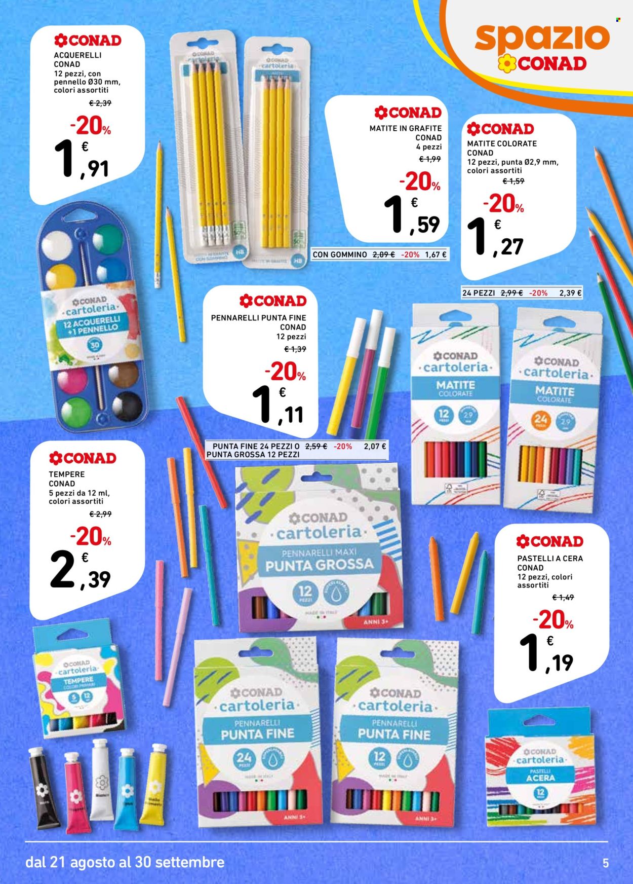 Volantino Spazio Conad - 21/8/2026 - 30/9/2026. Pagina 5