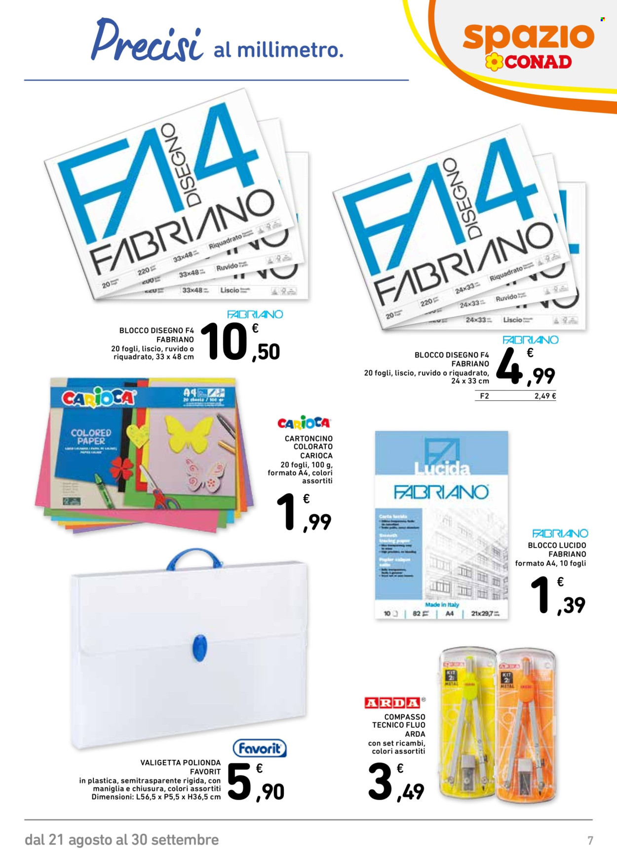 Leták Spazio Conad - 21.8.2026 - 30.9.2026. Strana 7