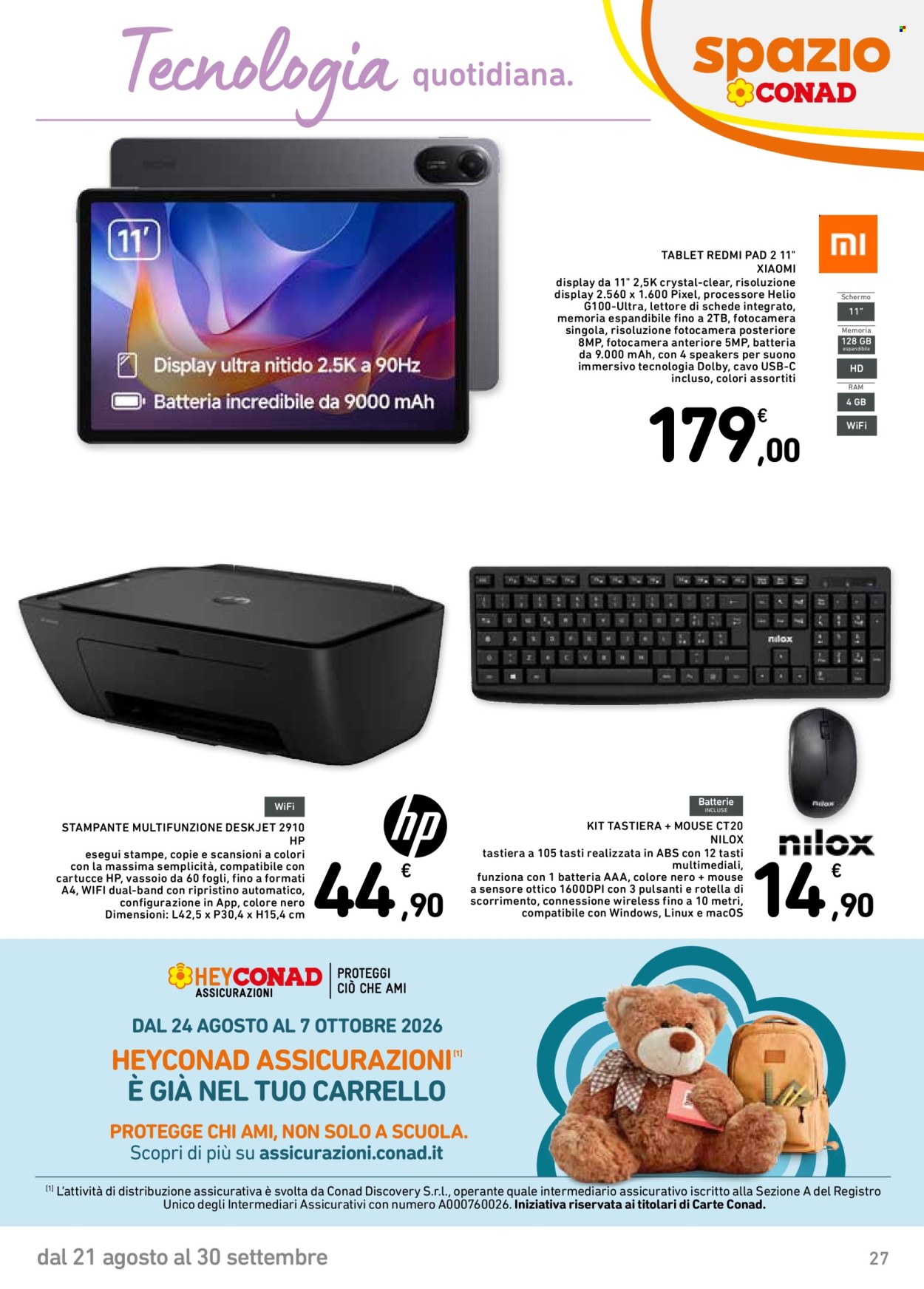 Volantino Spazio Conad - 21/8/2026 - 30/9/2026. Pagina 27