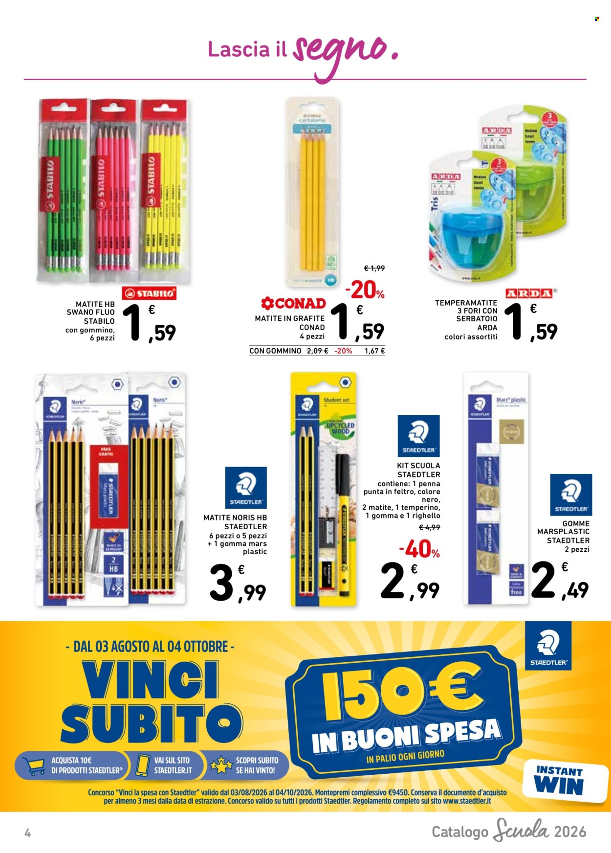 Leták Conad Superstore - 21.8.2026 - 30.9.2026. Strana 4