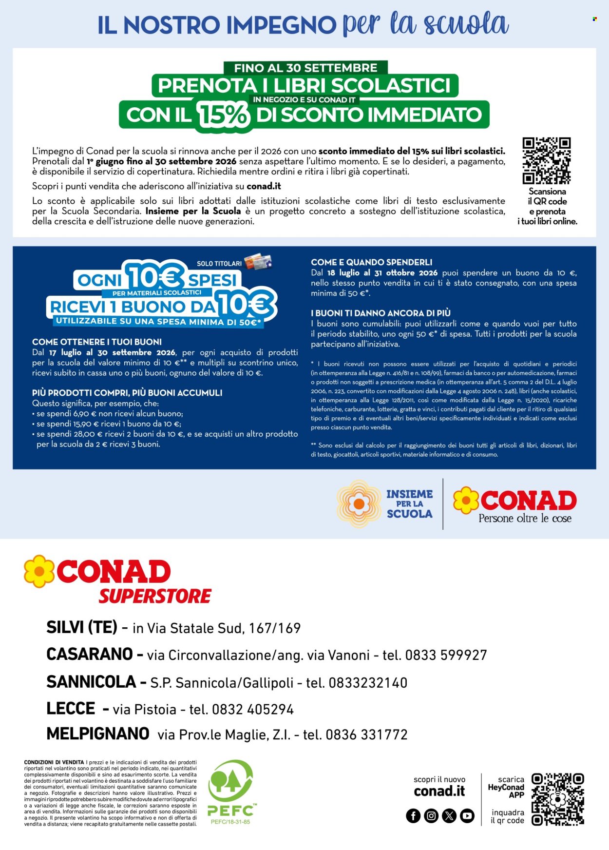 Leták Conad Superstore - 21.8.2026 - 30.9.2026. Strana 8