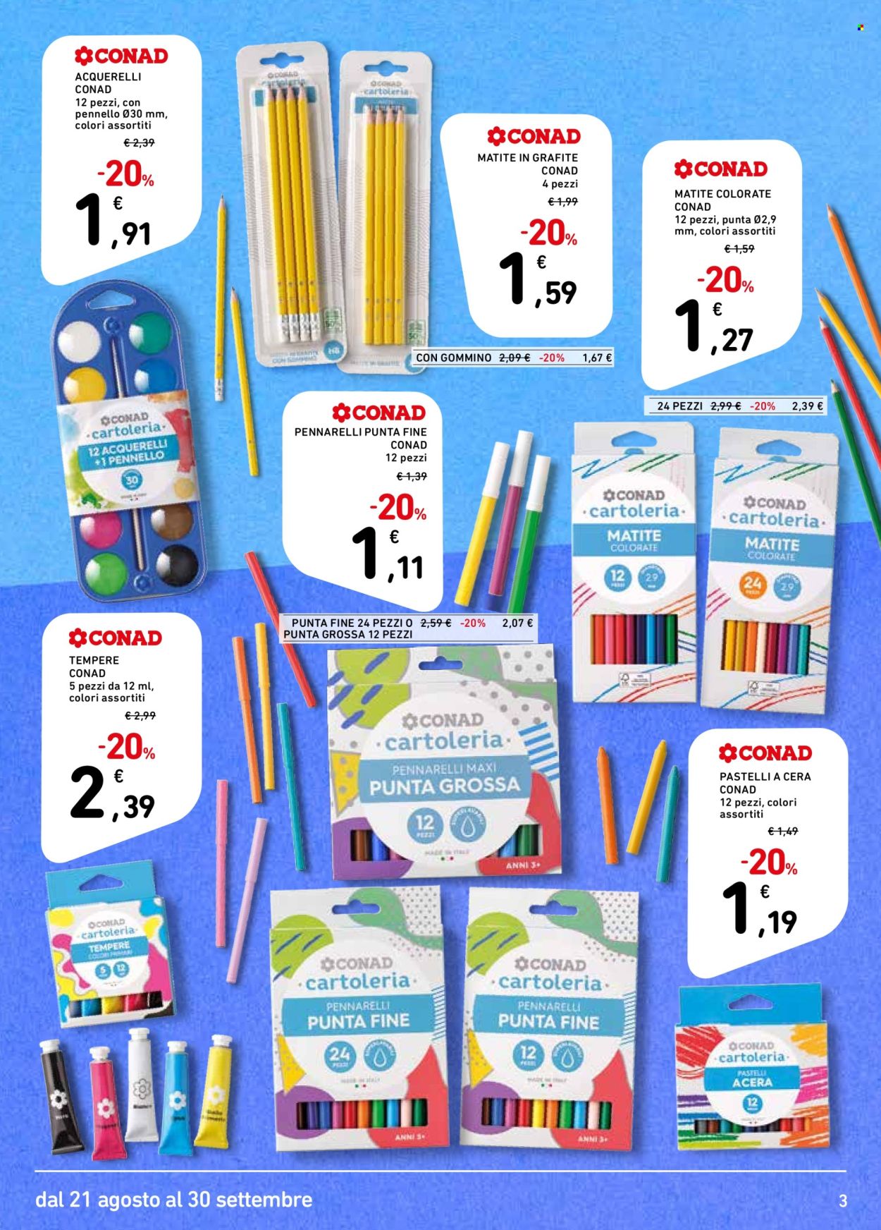 Volantino Conad Superstore - 21/8/2026 - 30/9/2026. Pagina 3