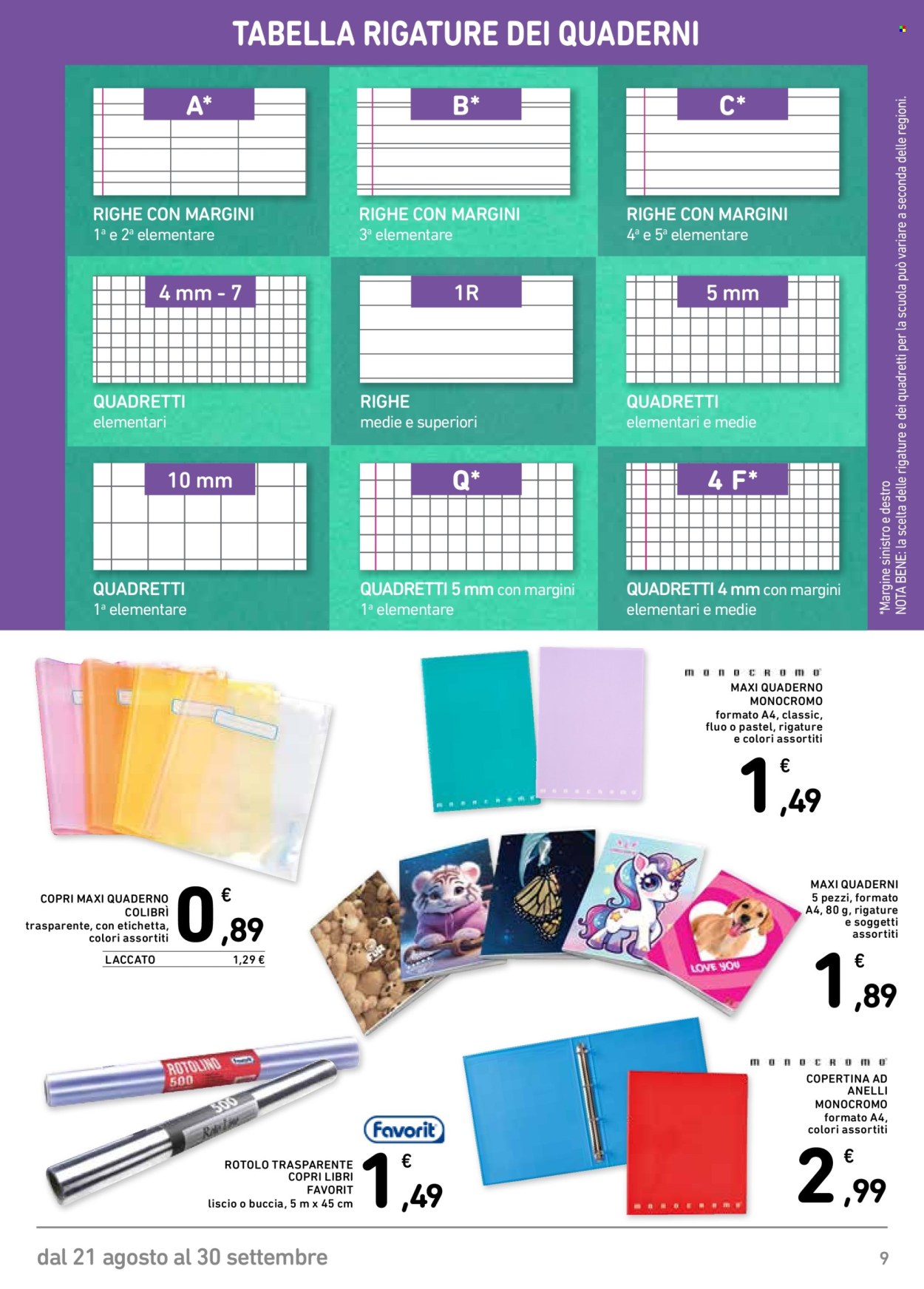 Volantino Conad Superstore - 21/8/2026 - 30/9/2026. Pagina 9