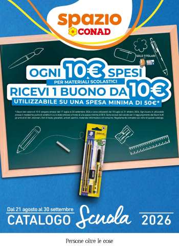 Volantino Spazio Conad - 21/8/2026 - 30/9/2026.