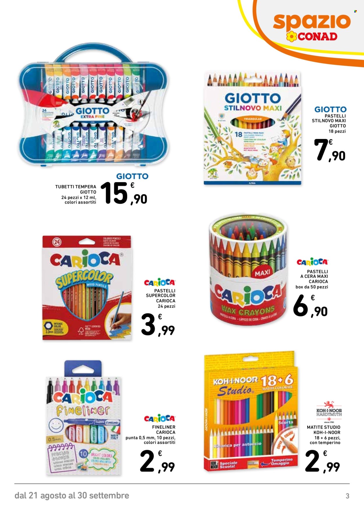 Volantino Spazio Conad - 21/8/2026 - 30/9/2026. Pagina 3