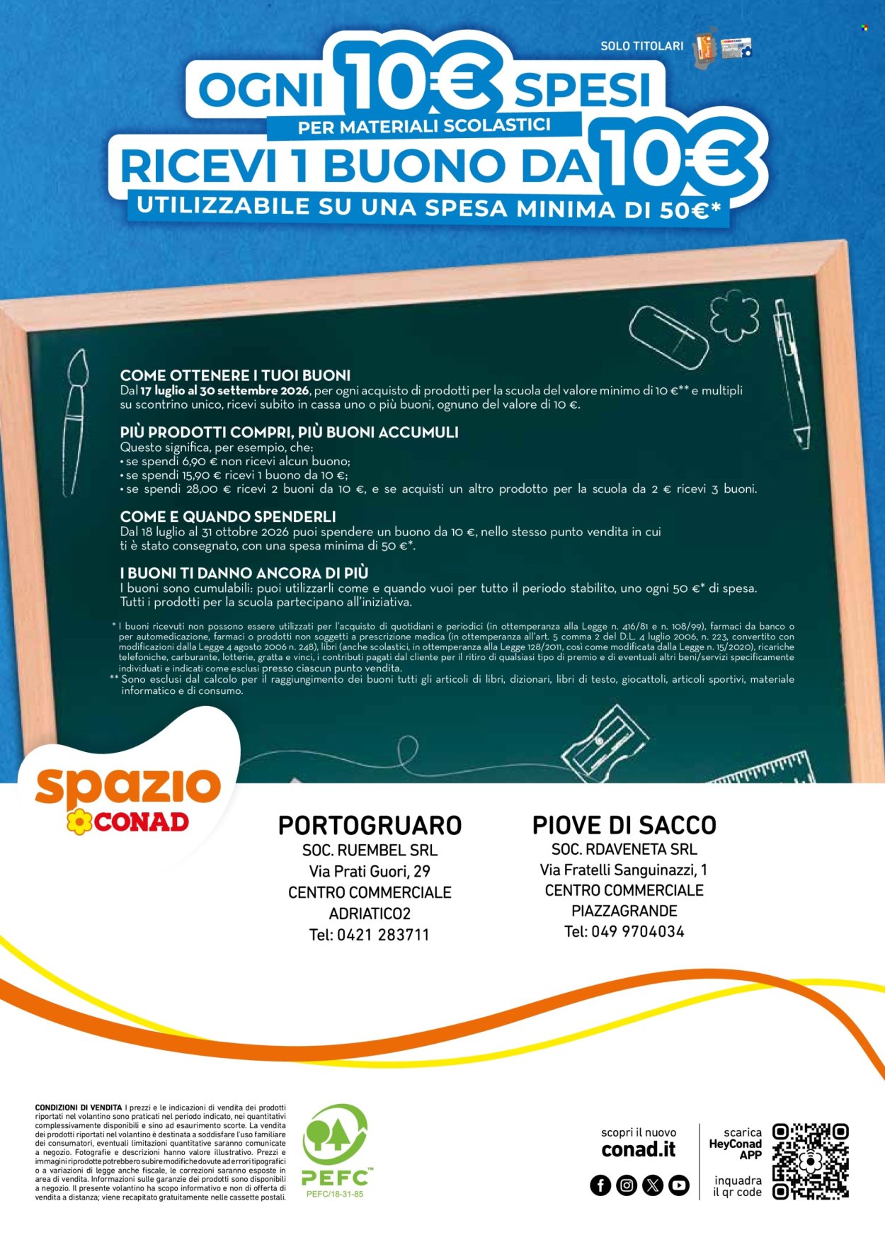 Volantino Spazio Conad - 21/8/2026 - 30/9/2026. Pagina 28