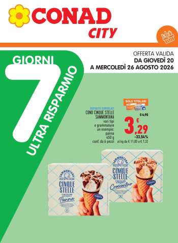 Volantino Conad - 20/8/2026 - 26/8/2026.