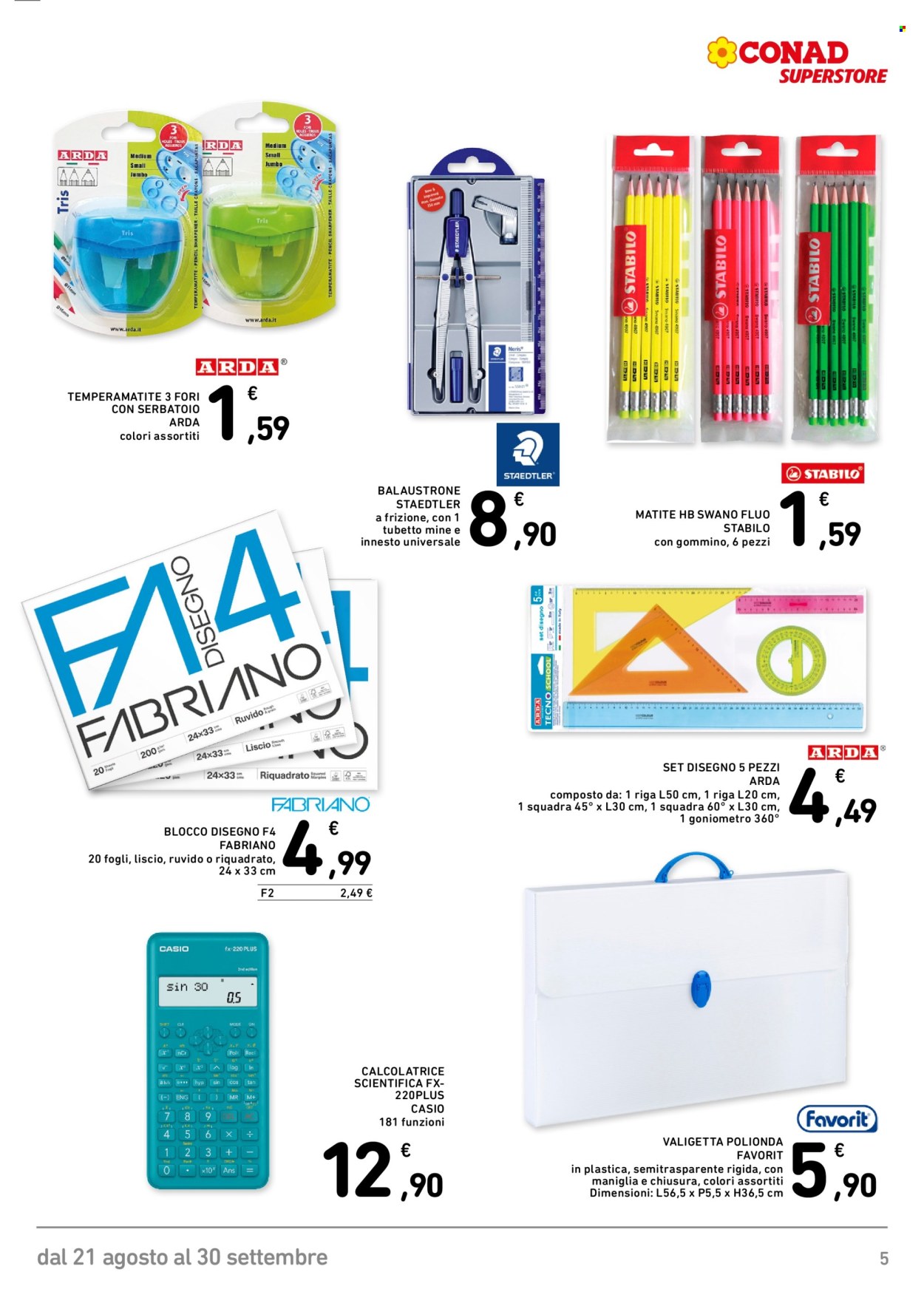 Volantino Conad Superstore - 20/8/2026 - 30/9/2026. Pagina 5
