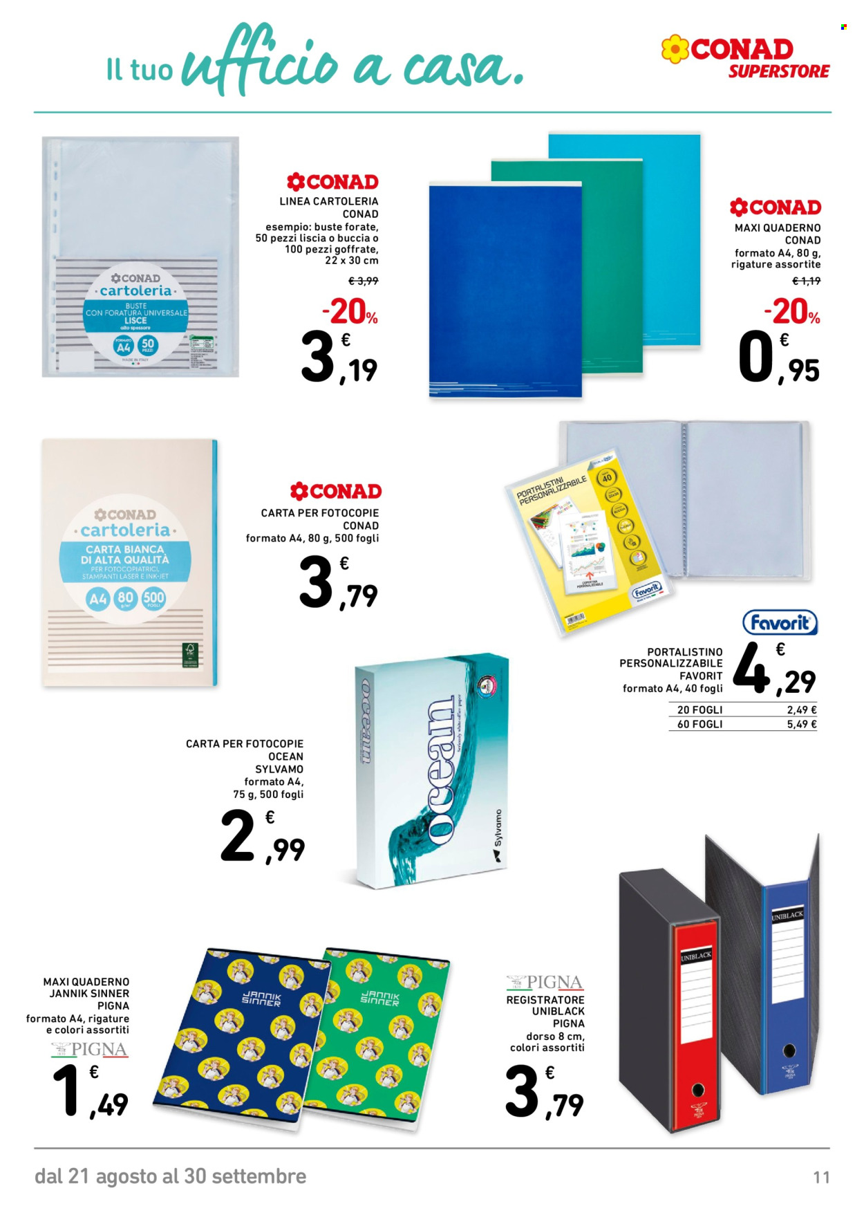 Leták Conad Superstore - 20.8.2026 - 30.9.2026. Strana 11