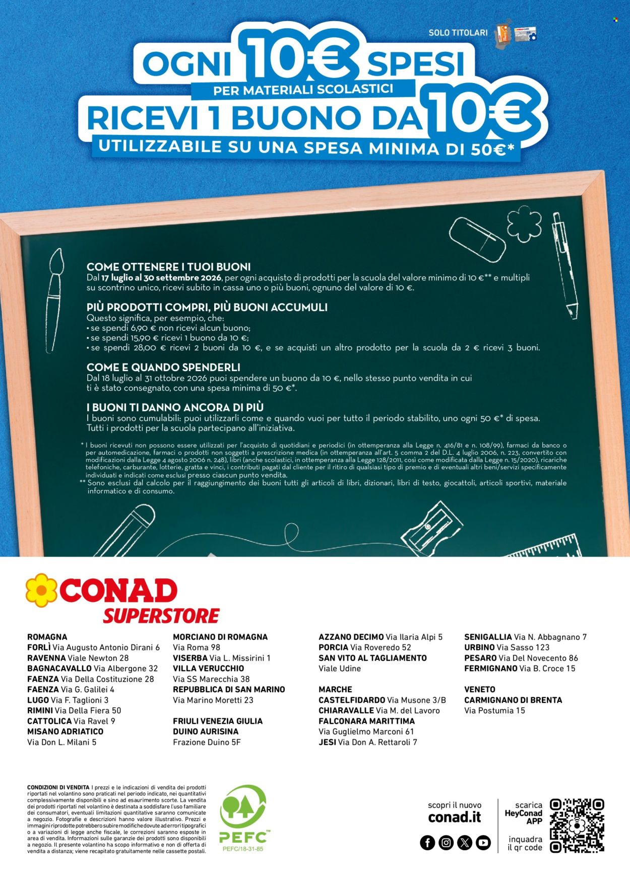 Leták Conad Superstore - 20.8.2026 - 30.9.2026. Strana 12