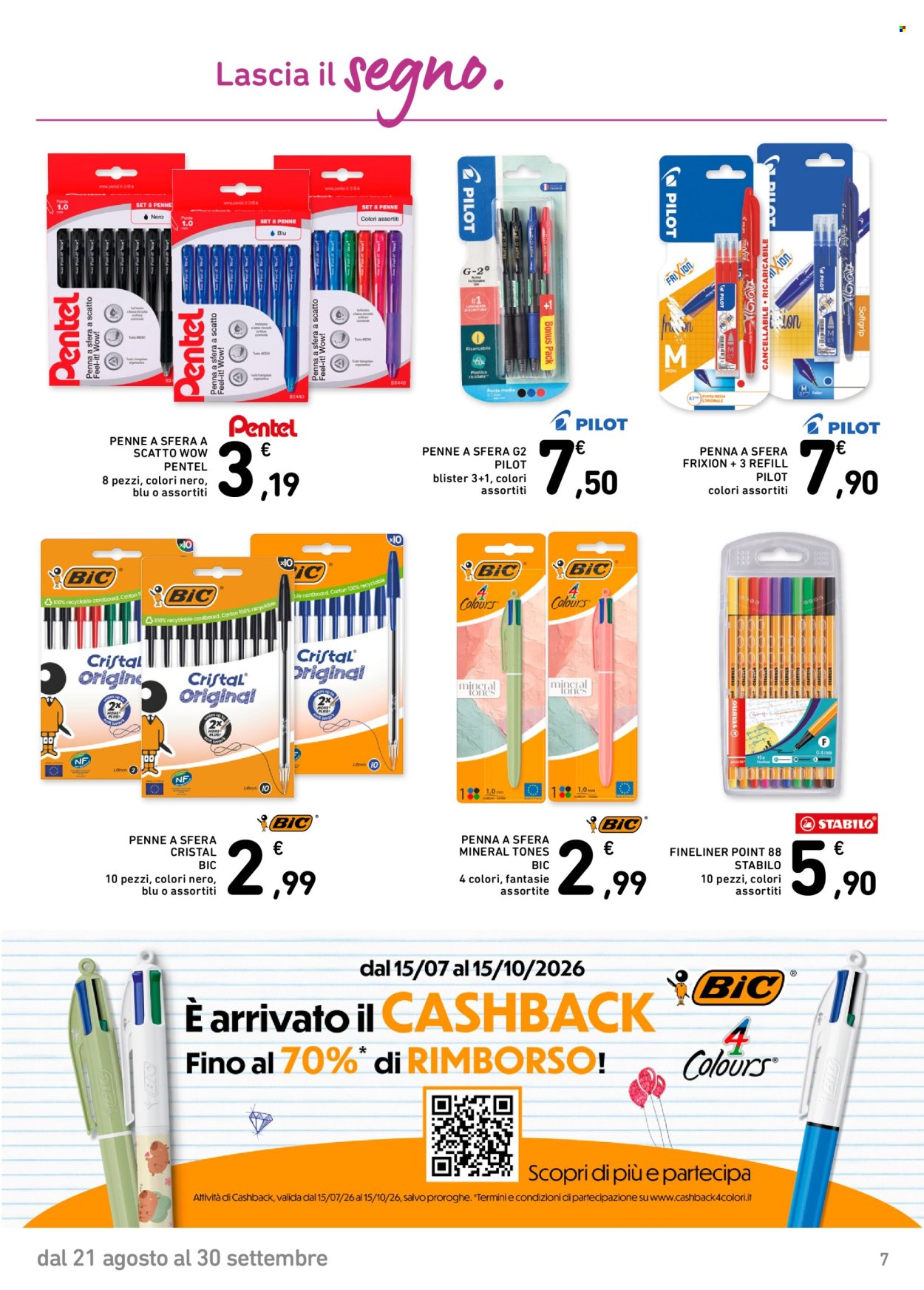Leták Spesa Facile Conad - 20.8.2026 - 30.9.2026. Strana 7