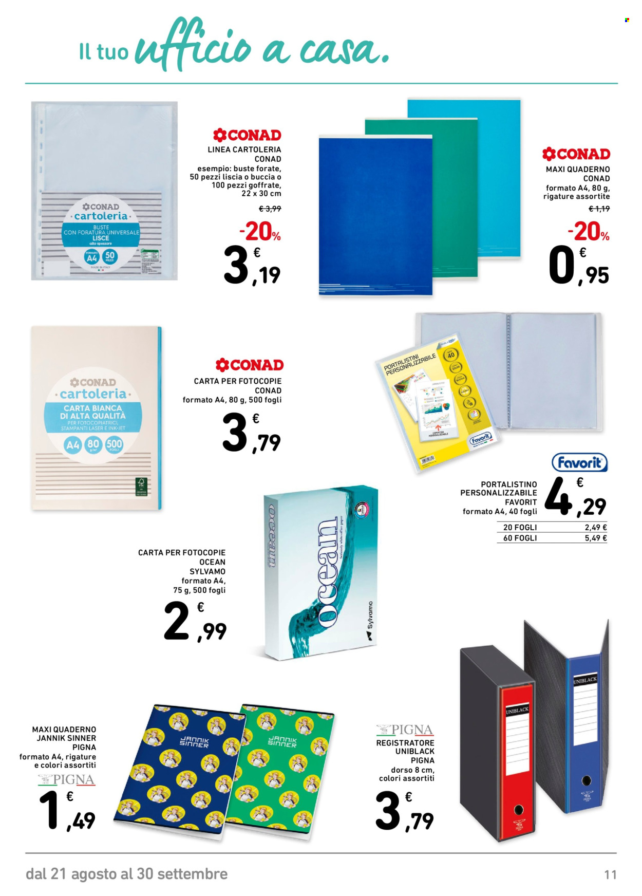 Leták Spesa Facile Conad - 20.8.2026 - 30.9.2026. Strana 11