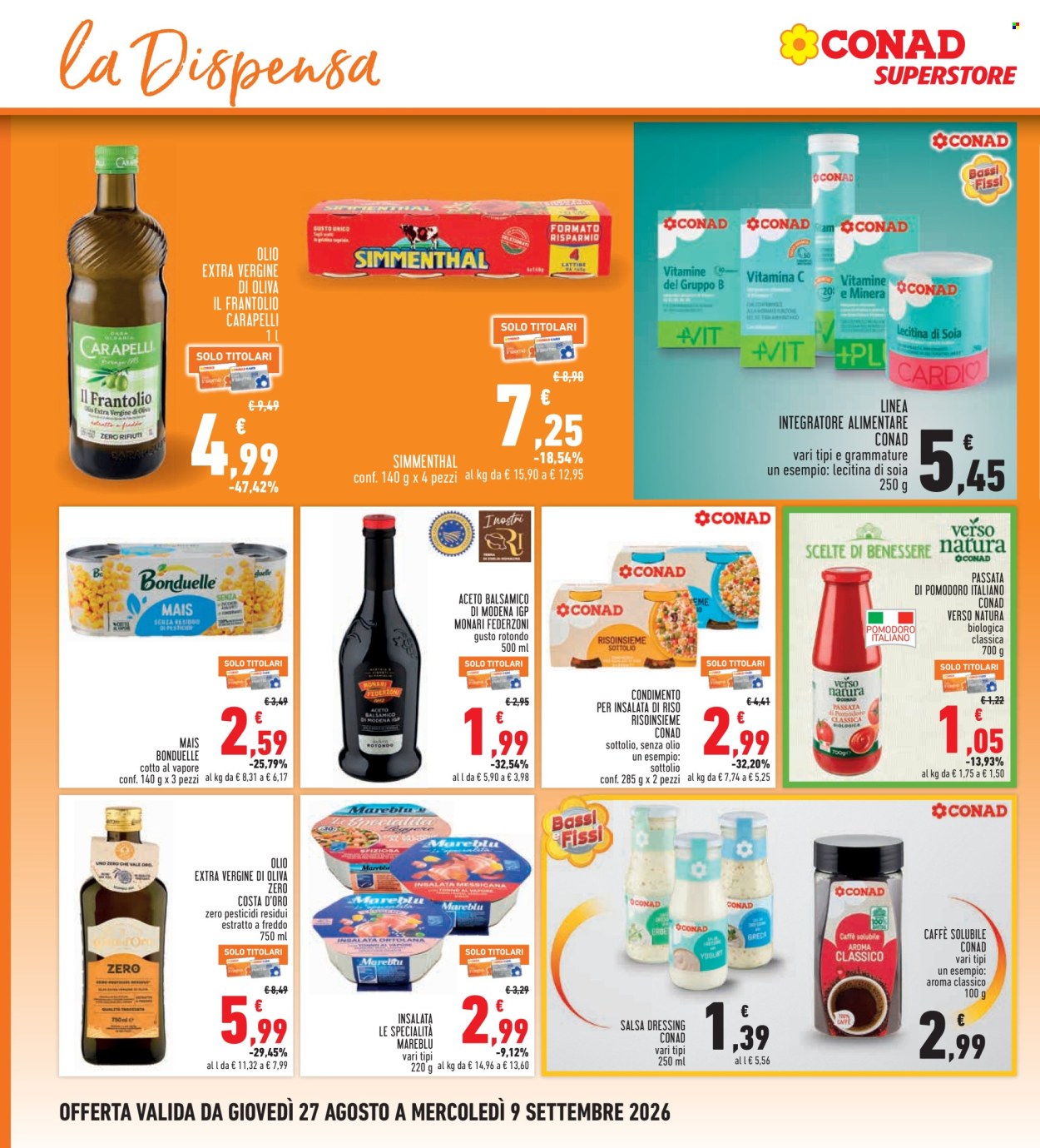 Volantino Conad Superstore - 27/8/2026 - 9/9/2026. Pagina 20