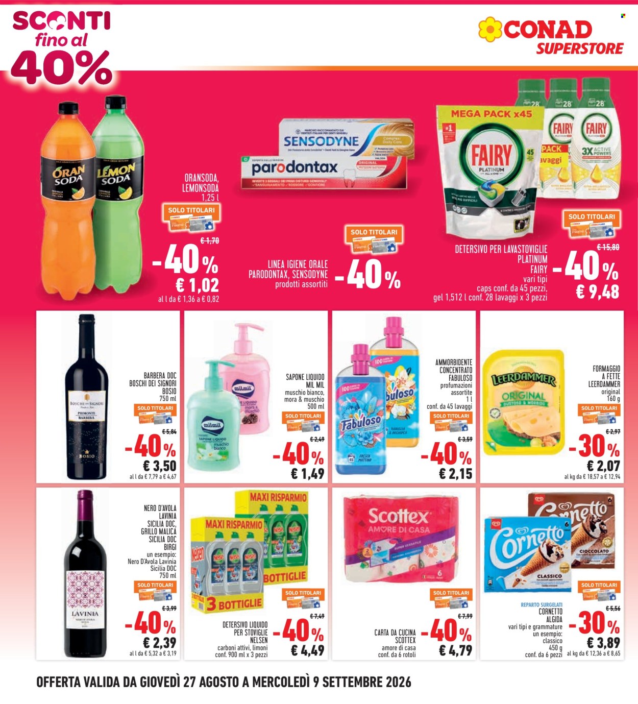 Volantino Conad Superstore - 27/8/2026 - 9/9/2026. Pagina 4