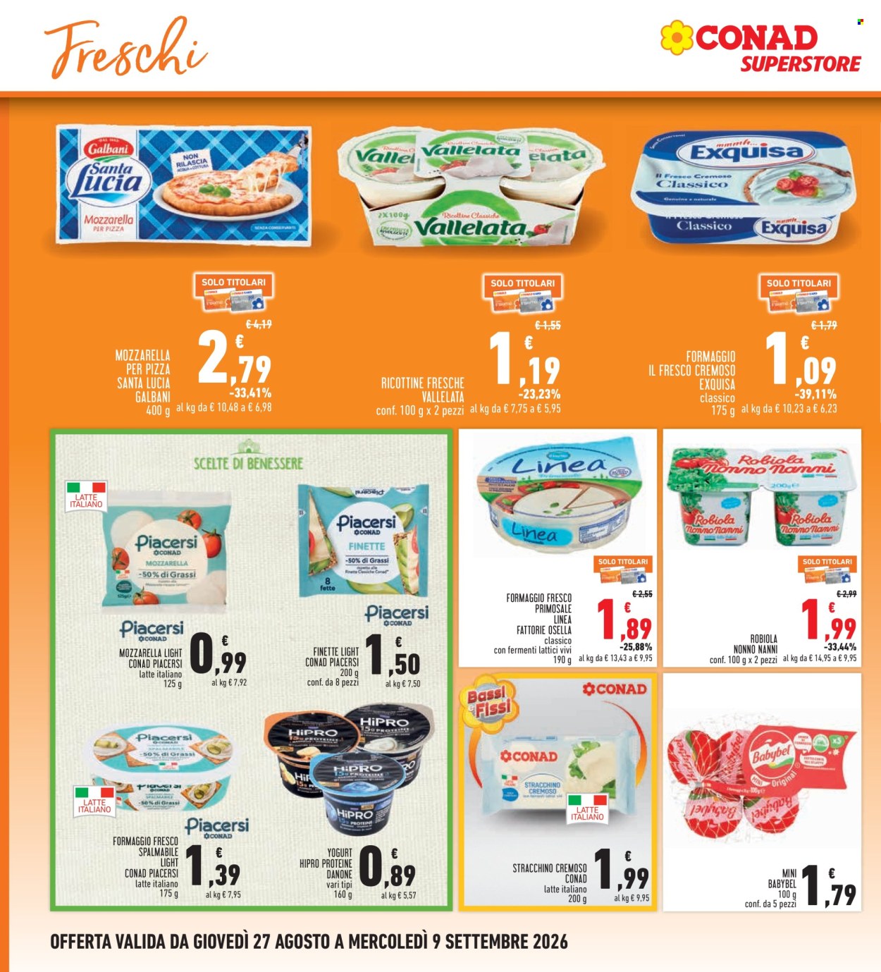 Volantino Conad Superstore - 27/8/2026 - 9/9/2026. Pagina 14